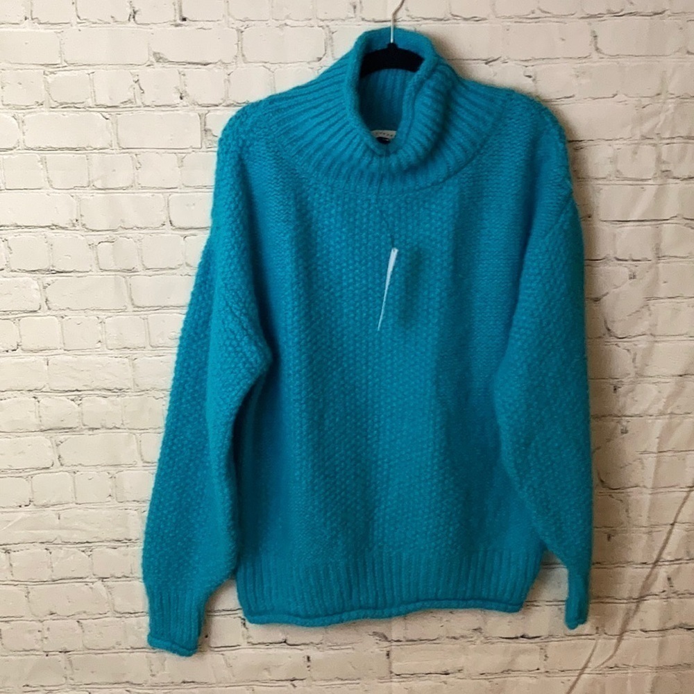 Mixed stitch chunky roll neck sweater - Picture 4 of 10